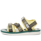 Suicoke Men's KISEE-V in Green