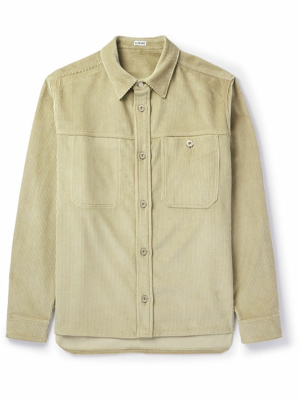 Photo: LOEWE - Cotton-Corduroy Overshirt - Neutrals