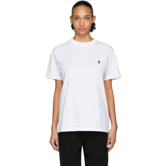 Marcelo Burlon County of Milan White Logo T-Shirt