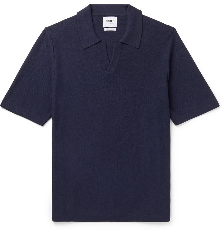 Photo: NN07 - Ryan Piqué Polo Shirt - Blue