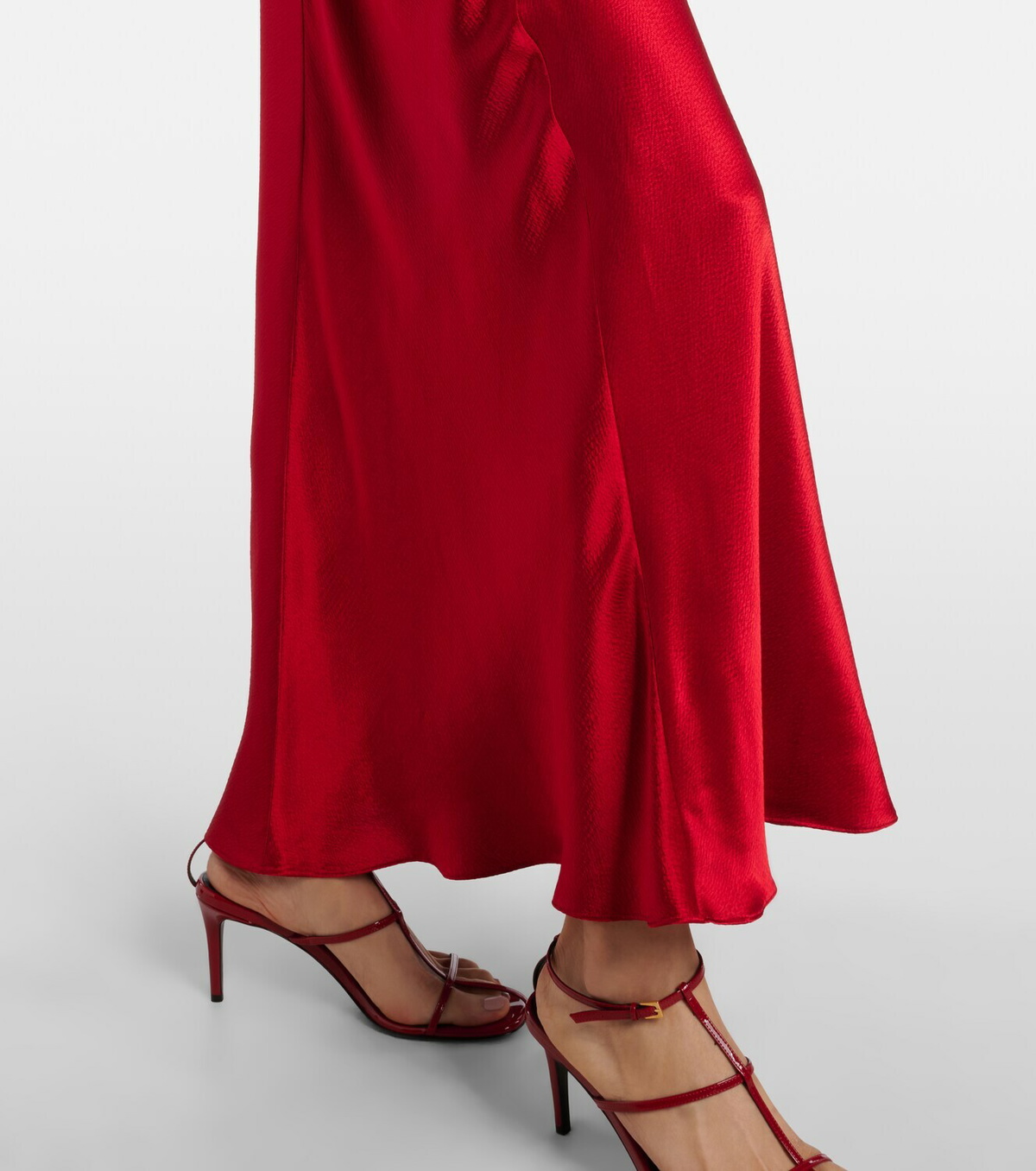 Fforme Emi satin maxi dress