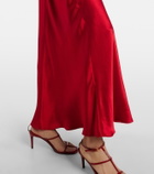 Fforme Emi satin maxi dress