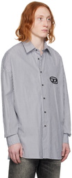 Diesel Black & White S-Douber Shirt