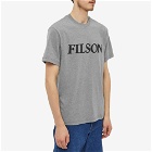 Filson Men's Logo Buckshot T-Shirt in Grey