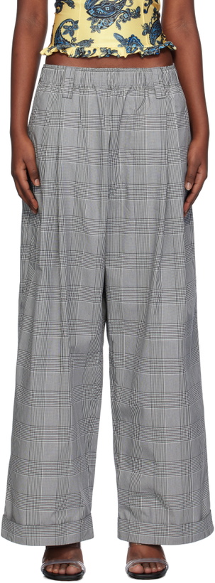 Photo: Meryll Rogge Gray Drawstring Chino Trousers
