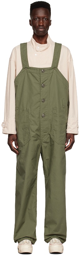 Photo: Engineered Garments Green Cotton Overalls