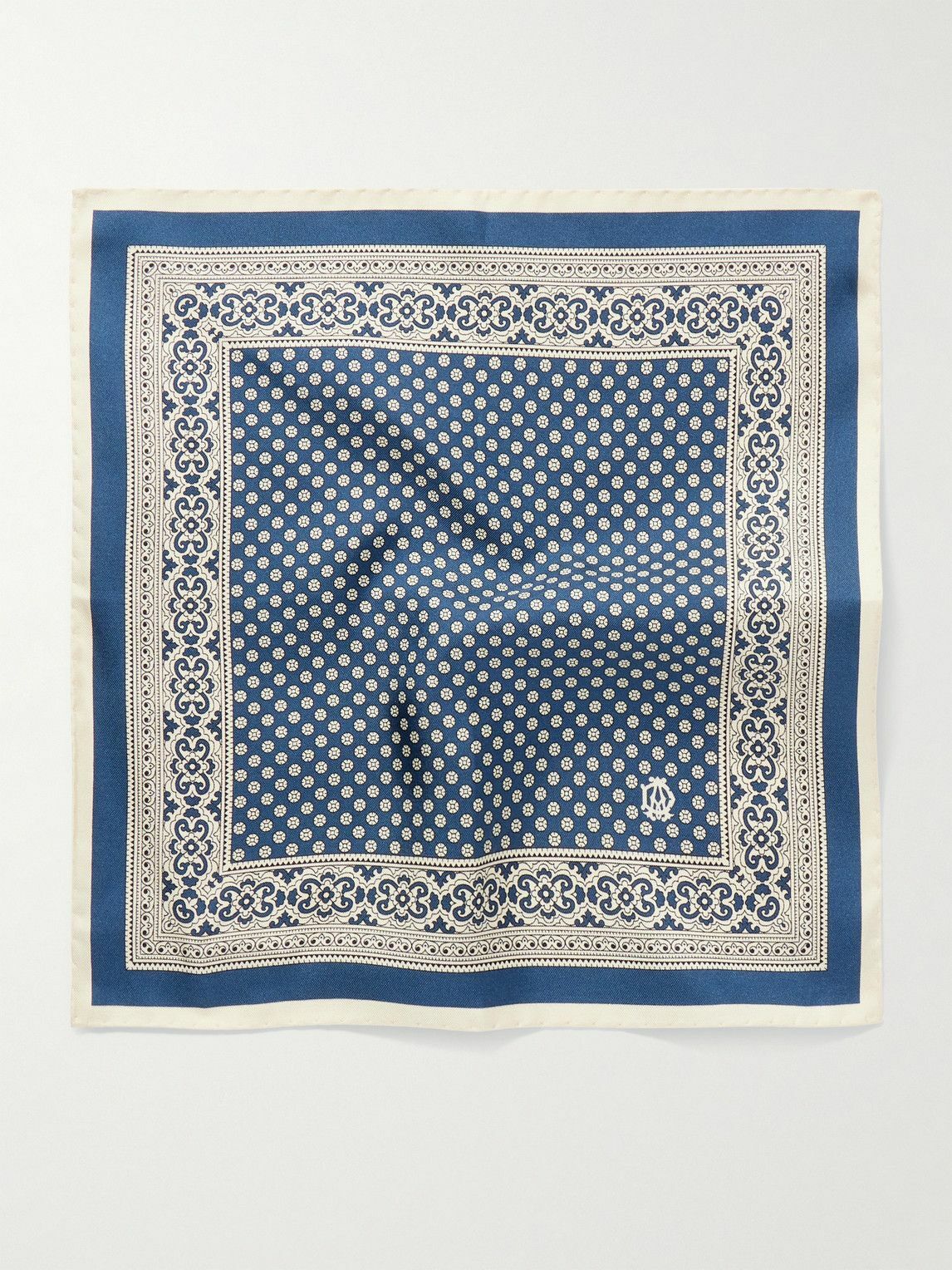 Dunhill - Printed Mulberry Silk-Twill Pocket Square