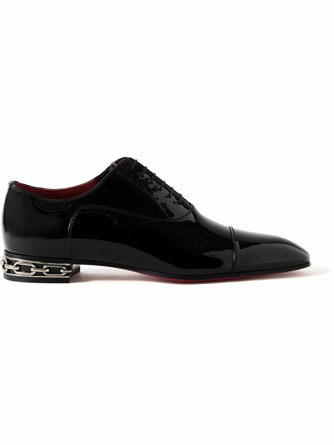 Christian Louboutin - Greggy Chain-Embellished Patent  display picture 3