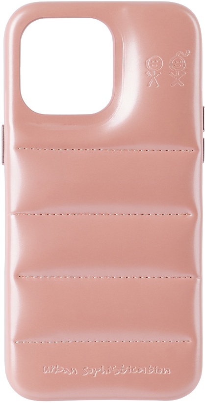 Photo: Urban Sophistication Pink 'The Puffer' iPhone 15 Pro Max Case