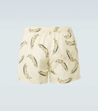 Jacquemus Puntini printed swim trunks