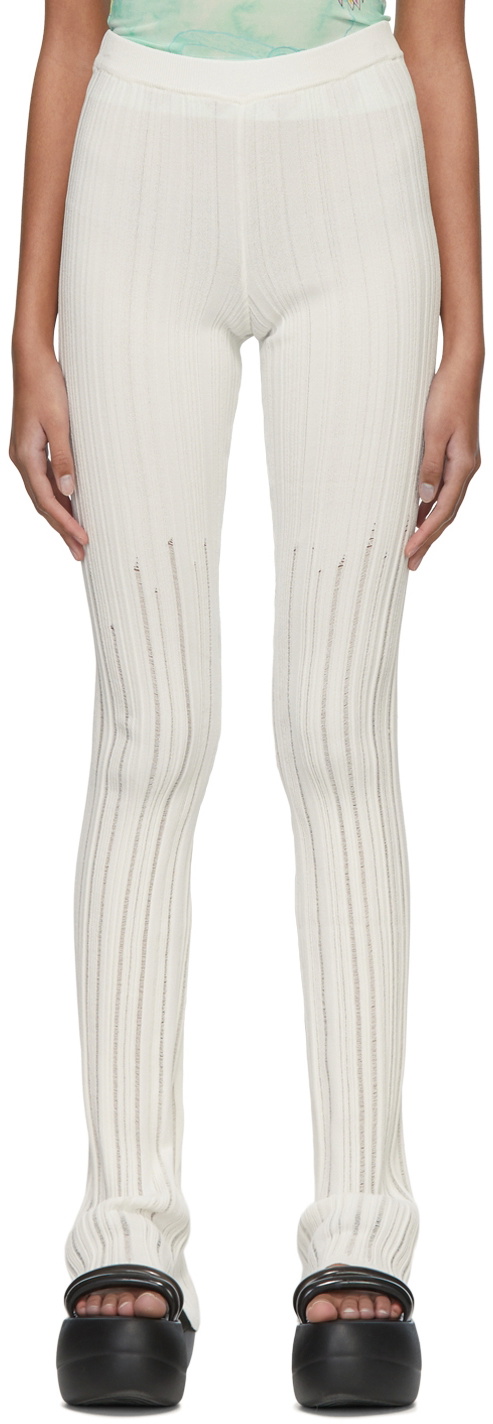 Marco Rambaldi White Viscose Trousers