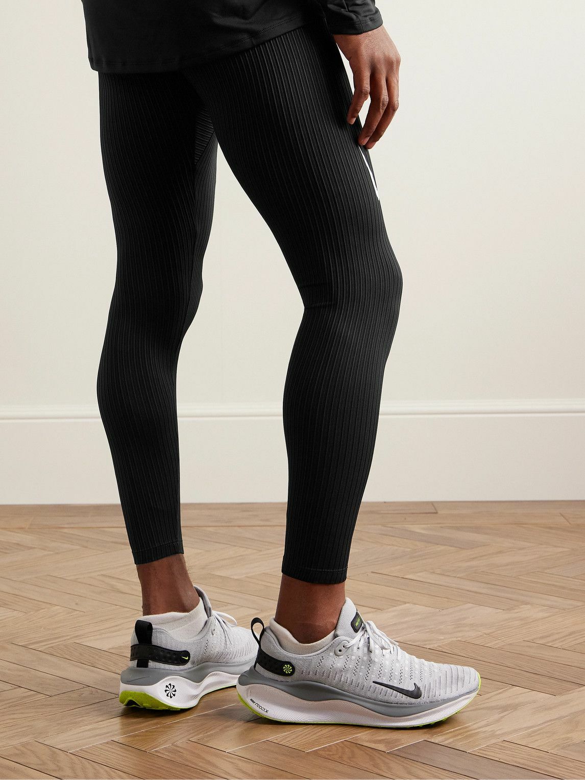 Nike Running Aeroswift Ribbed Dri FIT ADV Tights Black Nike Running