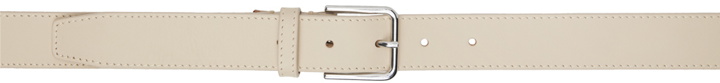 Photo: The Frankie Shop Off-White Toni Leather Belt