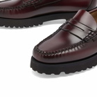 Bass Weejuns Women's 90s Penny Chunky Loafer in Wine Leather