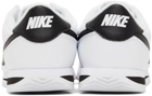 Nike White & Black Cortez Basic Sneakers