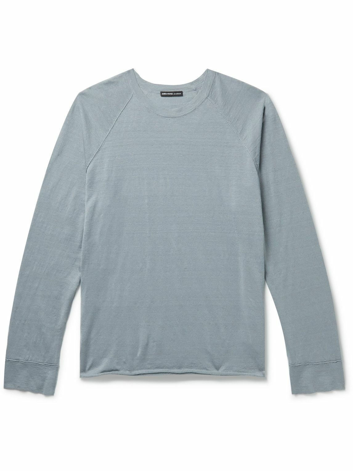James Perse - Linen-Blend T-Shirt - Blue James Perse