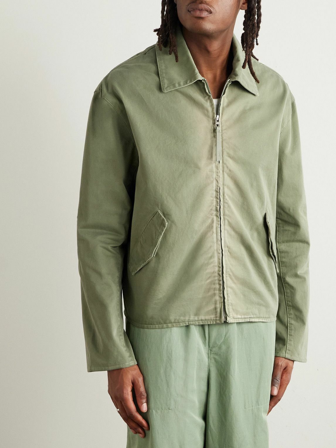 LOEWE - Paula's Ibiza Anagram Logo-Cutout Cotton-Twill Jacket