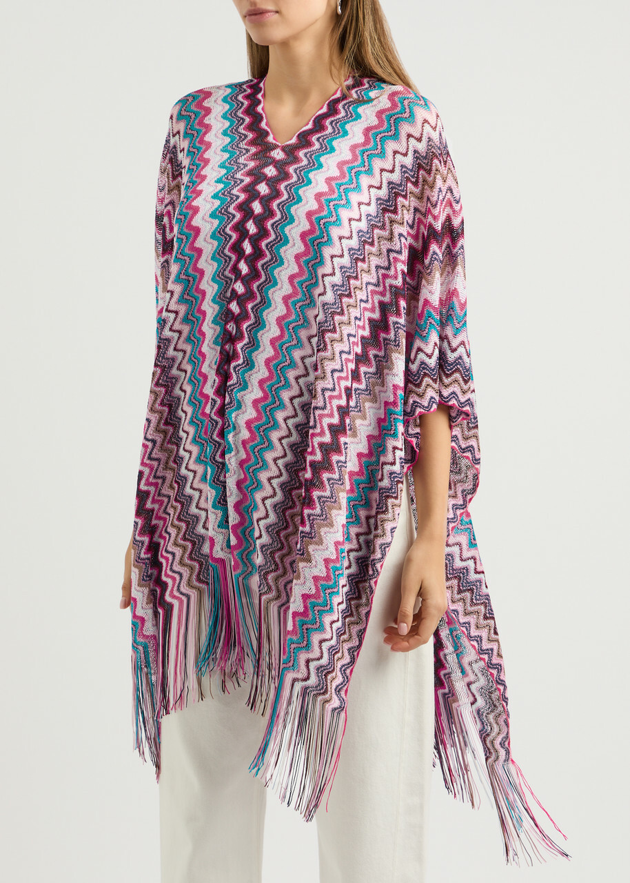 ポンチョ・ケープ MISSONI FW25 PONCHO MOD.28 DA237 (POU1WODA237 0001) ポンチョ・ケープ MISSONI FW25 PONCHO MOD.28 DA237