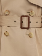 CHLOÉ Cotton Gabardine Short Trench Coat