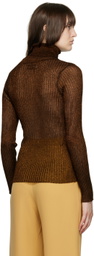 Maiden Name SSENSE Exclusive Bronze Karri Turtleneck
