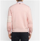 Thom Browne - Striped Cotton Cardigan - Men - Pink
