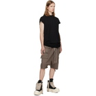 Rick Owens DRKSHDW Taupe Tower Creatch Cargo Pods Shorts