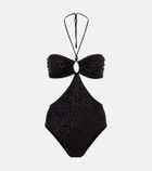 Isabel Marant Idoya polka-dot cutout swimsuit