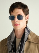 AHLEM - Haussmann Aviator-Style Gold-Tone Sunglasses