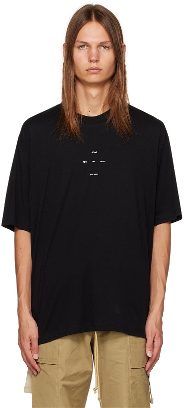 Photo: Song for the Mute Black Oversized T-Shirt