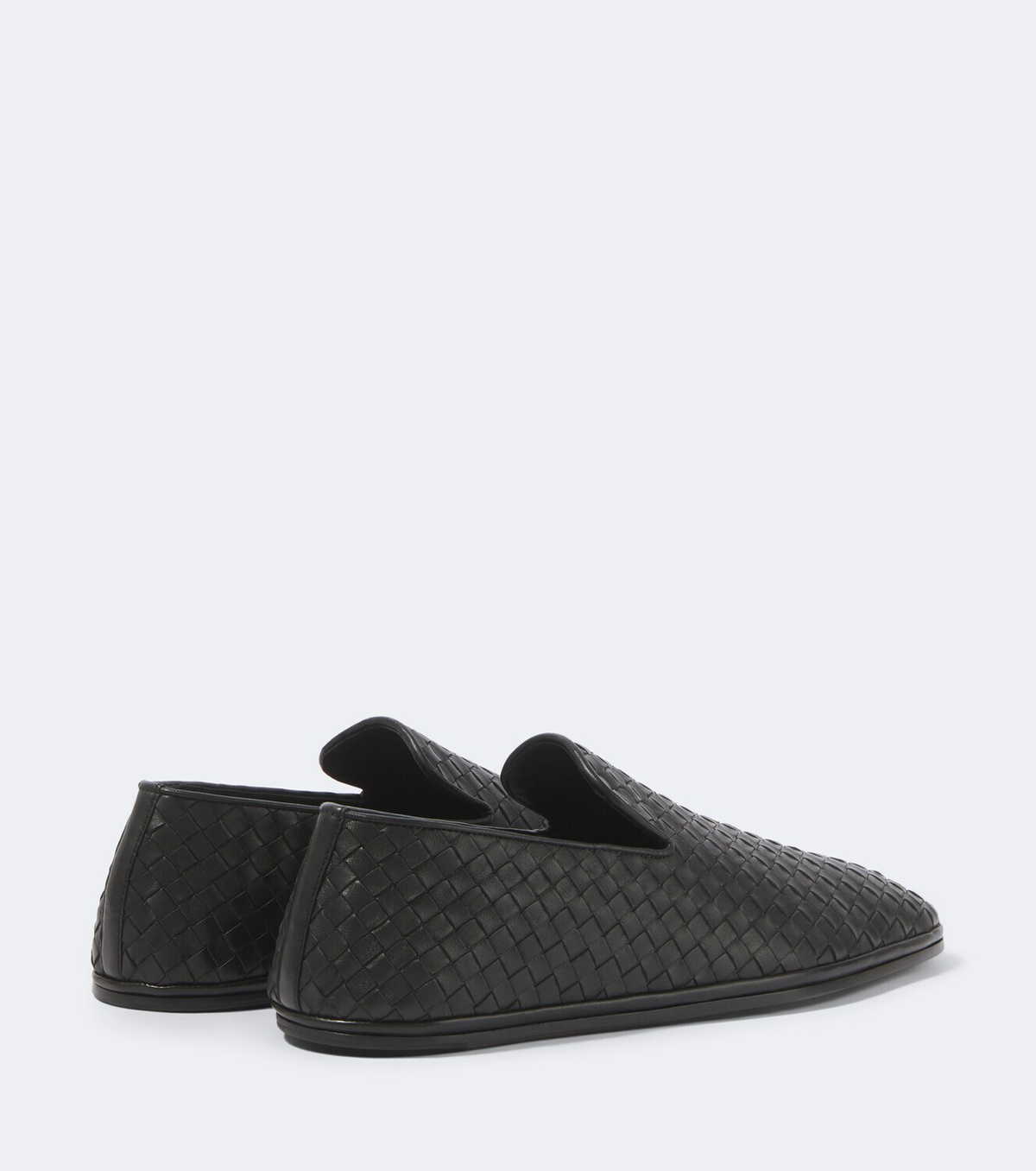 Bottega Veneta Palazzo Intrecciato leather slip-on shoes