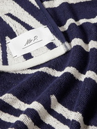 Mr P. - Breton Cotton-Terry Jacquard Beach Towel