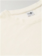 NN07 - Clive Waffle-Knit Cotton and Modal-Blend T-Shirt - White