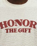 Honor The Gift Stripe Box Tee Beige - Mens - Shortsleeves