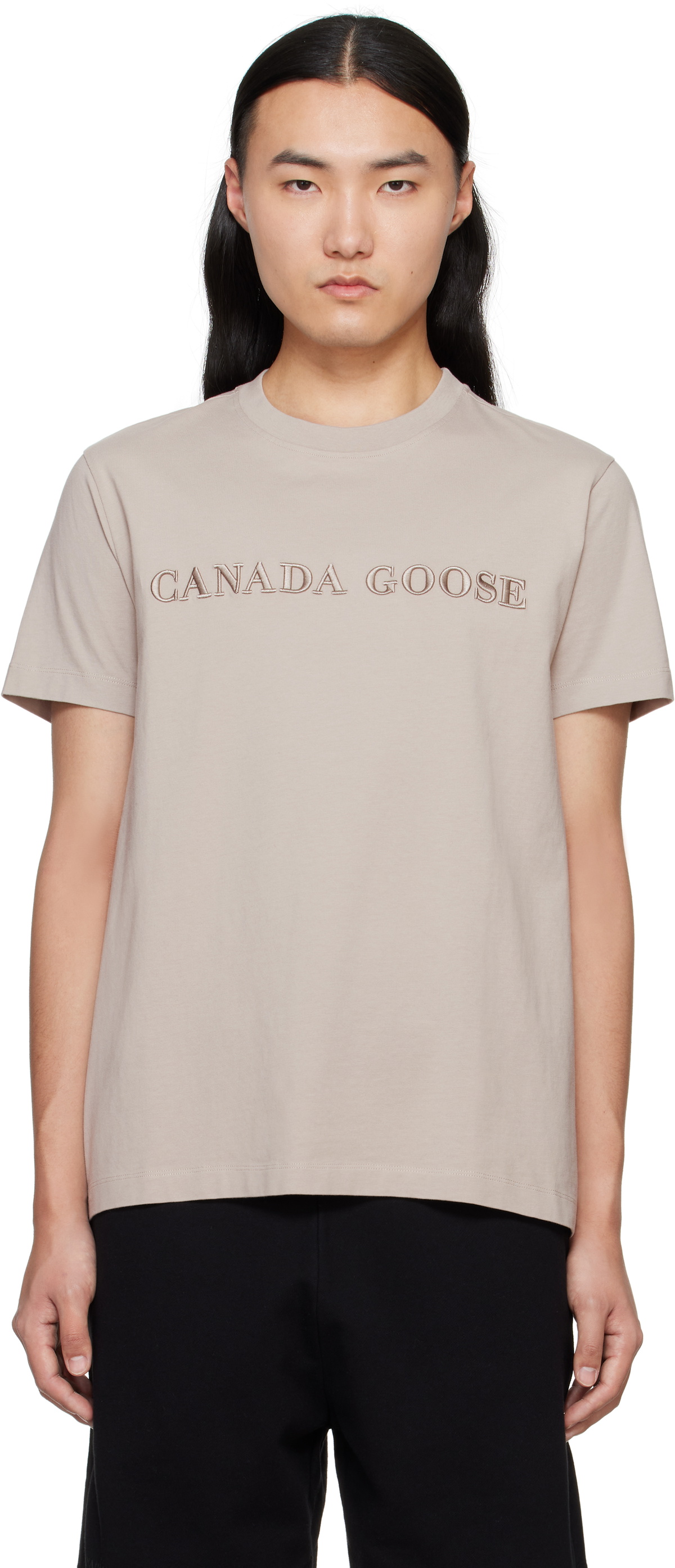 Canada Goose Brown Emersen Crewneck T-shirt