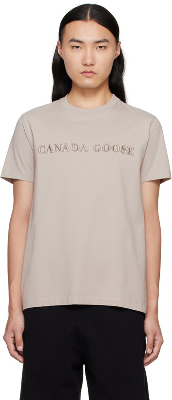 Photo: Canada Goose Brown Emersen Crewneck T-shirt
