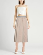 Peserico Womens Midi skirt in Beige