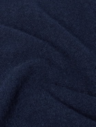 Hartford - Wool and Cashmere-Blend Polo Shirt - Blue