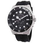 Philipp Plein The Skull Diver Quartz Black Dial Mens Watch PWOAA0122