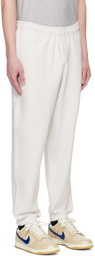 Nike White Solo Swoosh Lounge Pants