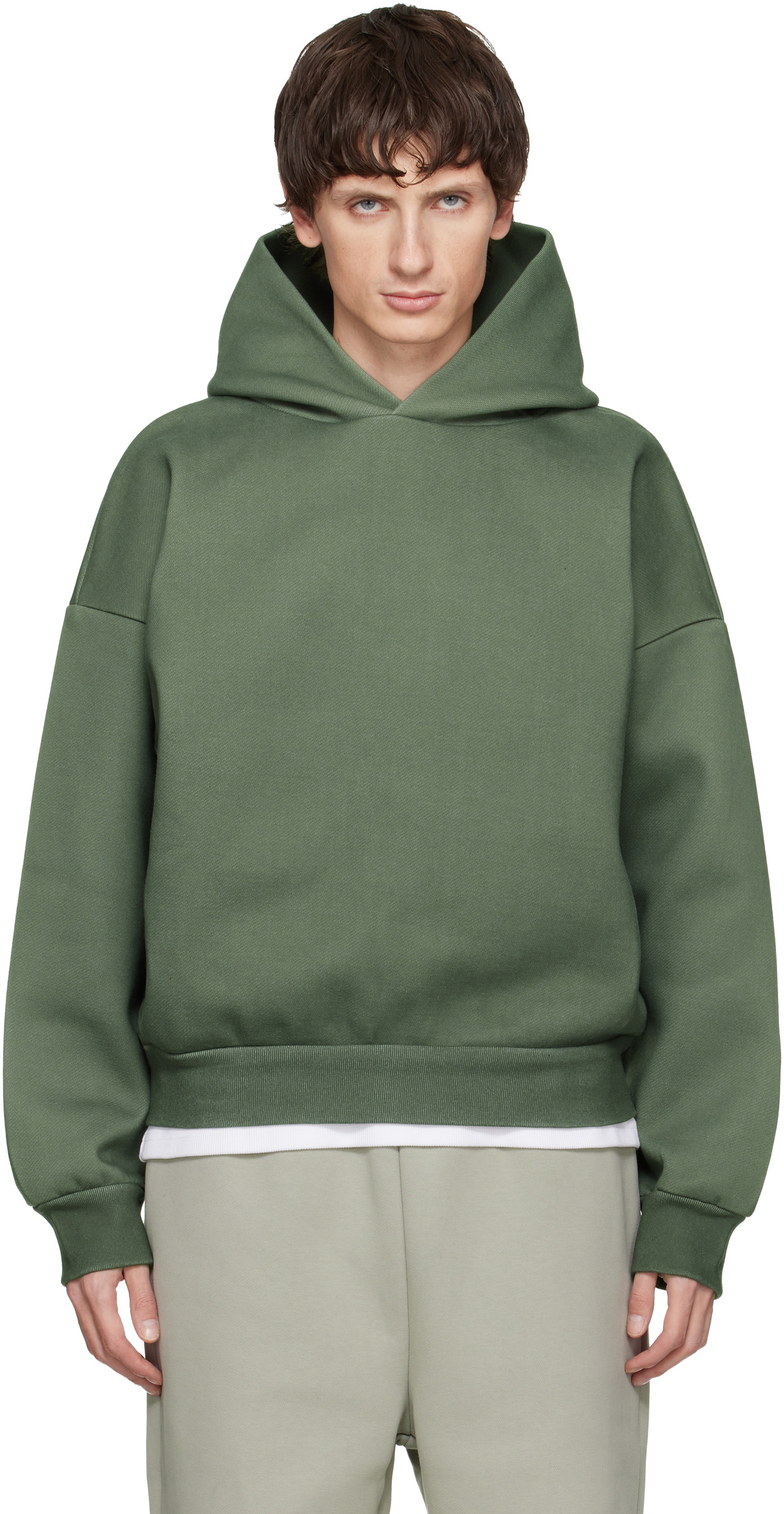 NO/FAITH STUDIOS Khaki 'Eifel-Therme' Hoodie