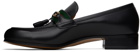 Gucci Black Tassel Loafers