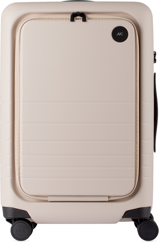 Photo: Monos Taupe Carry-On Pro Plus Suitcase