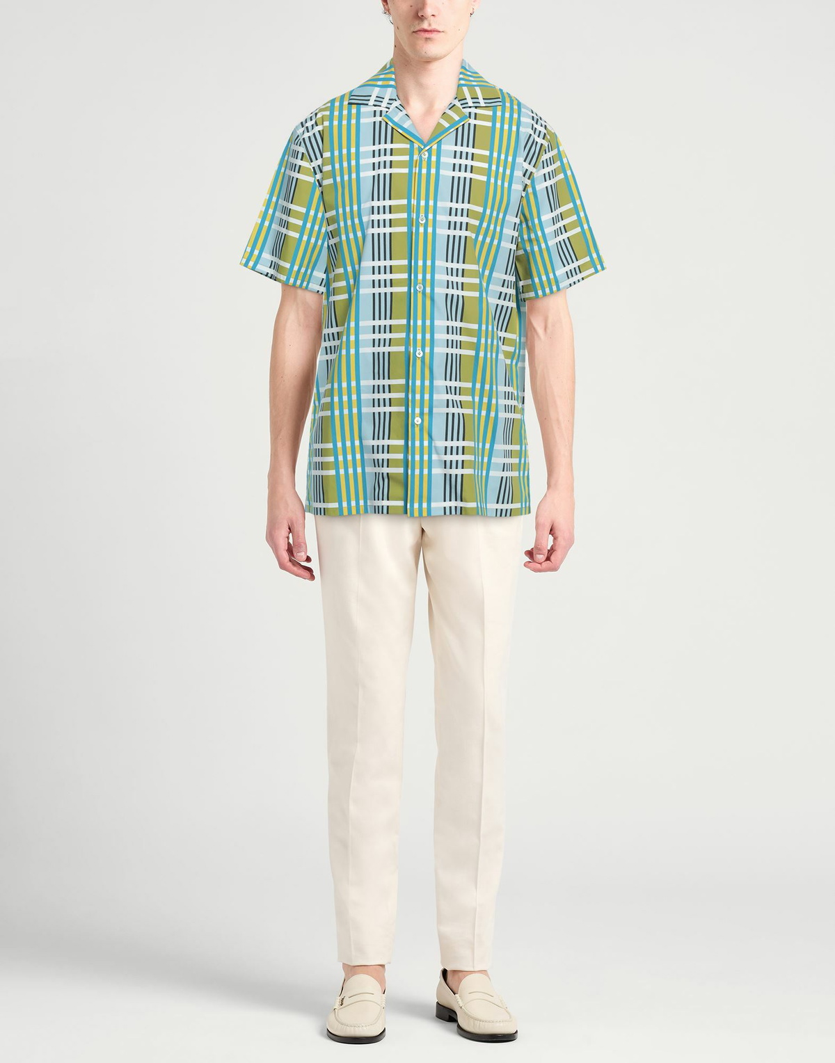 Lanvin Mens Shirt Sky in Blue