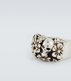 Alexander McQueen Floral Skull ring