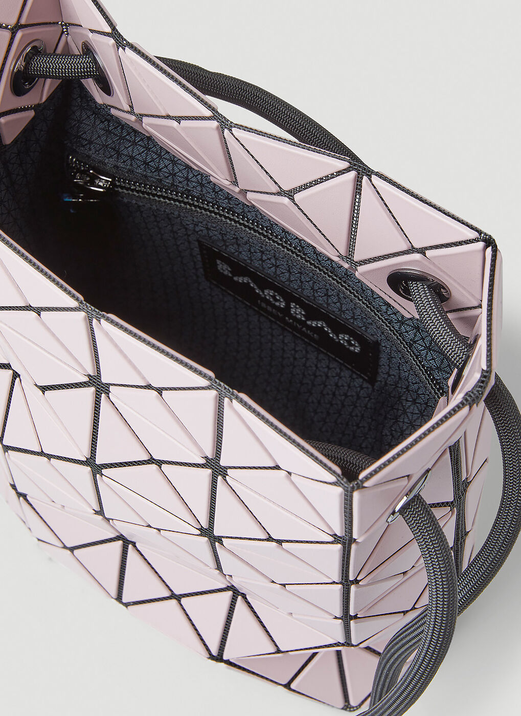 Wring Matte Handbag in Pink Bao Bao Issey Miyake