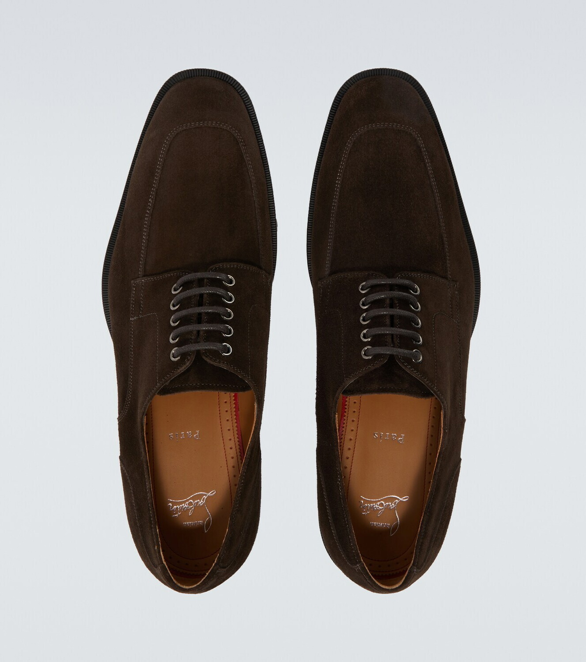 Christian Louboutin Davisol Lion suede Derby shoes