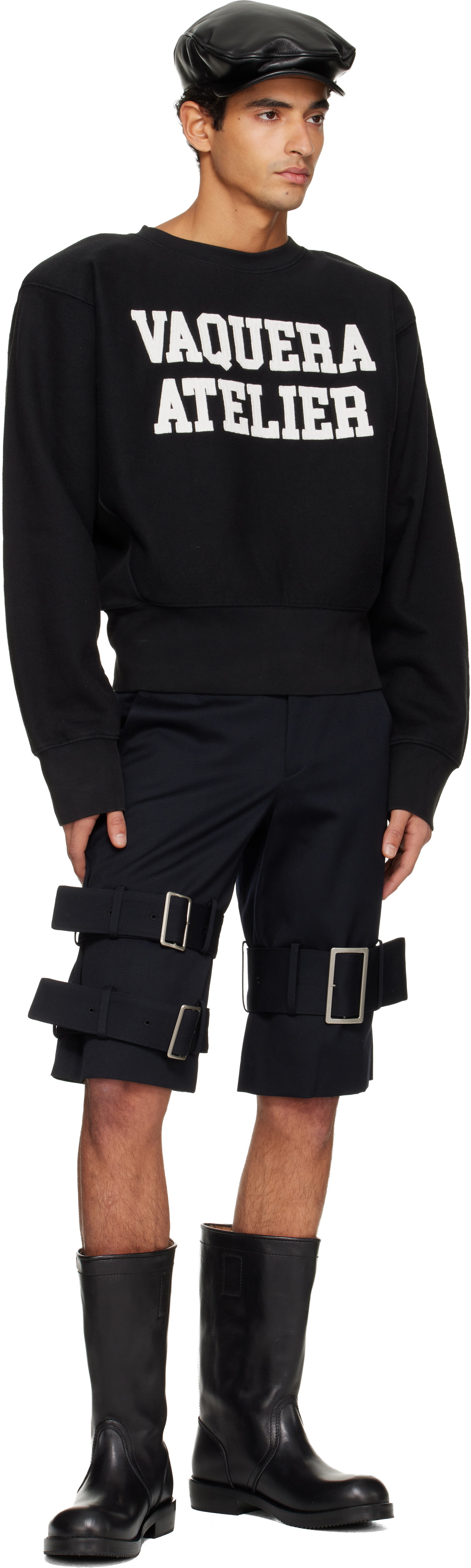 VAQUERA Black 'Vaquera Atelier' Sweatshirt