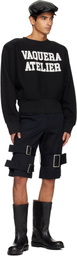 VAQUERA Black 'Vaquera Atelier' Sweatshirt