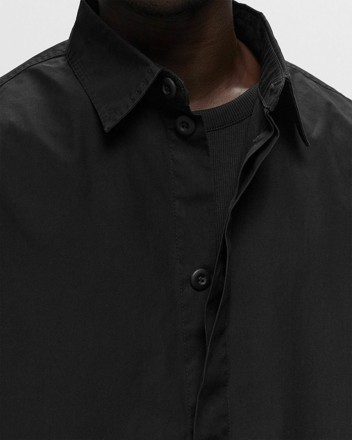 032c Director Overshirt Black Overshirts
