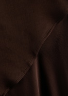 Bec & Bridge Moon Dance Strapless Satin Maxi Dress Dark Brown